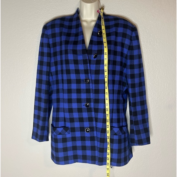 Neiman Marcus Wool plaid
Womens Blazer Sz 16 - Picture 4 of 6